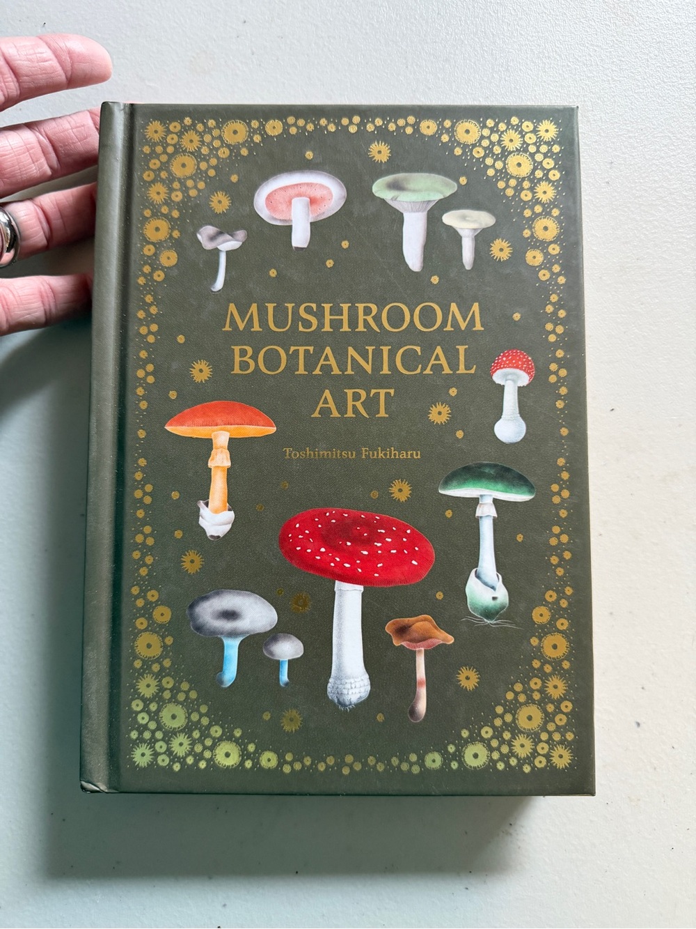 Mushroom Botanical Art Hardcover Book